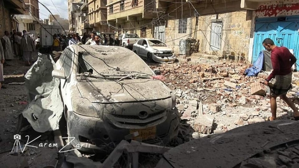 77 قتيلا وجريحا حصيلة قصف التحالف لمنزل سكني بصنعاء