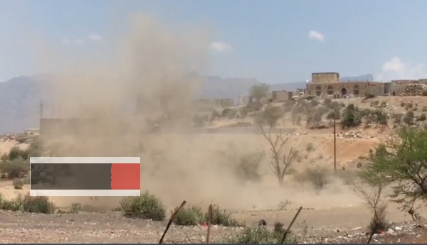 إصابة مواطن في قصف حوثي استهدف قرى بالضالع