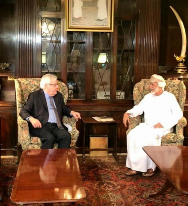 جريفيث: سلطنة عمان شريك أساسي في جهود تحقيق السلام باليمن