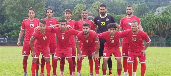 المنتخب اليمني يواجه نظيره الفلسطيني في بطولة غرب آسيا