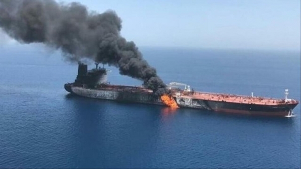 انفجار ناقلة إيرانية قبالة ميناء جدة السعودي.. و