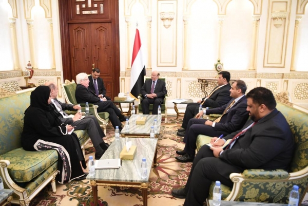الرئيس هادي يبحث مع المبعوث الأممي الوضع في الحديدة في ظل خروقات الحوثيين