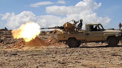 الجيش يشن هجوماً على مواقع الحوثيين جنوبي مأرب
