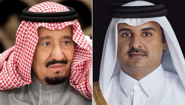 أمير قطر يتلقى دعوة من الملك سلمان لحضور القمة الخليجية في الرياض