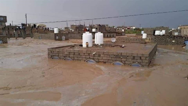 وفاة 7 أشخاص وتضرر أكثر من 6 آلاف أسرة في مأرب جراء السيول