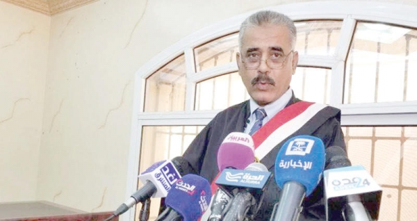 وفاة رئيس النيابة الجزائية المتخصصة في عدن بفيروس كورونا
