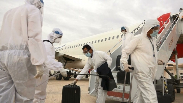 وصول دفعة ثالثة من المسافرين العالقين في مصر إلى مطار سيئون