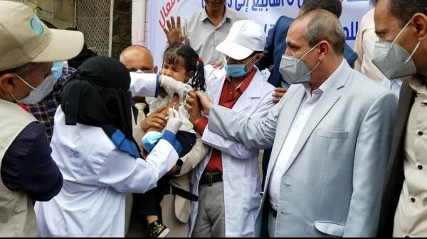 تعز.. مكتب الصحة يطلق حملة لتطعيم أكثر من 6 آلاف طفل ضد الدفتيريا