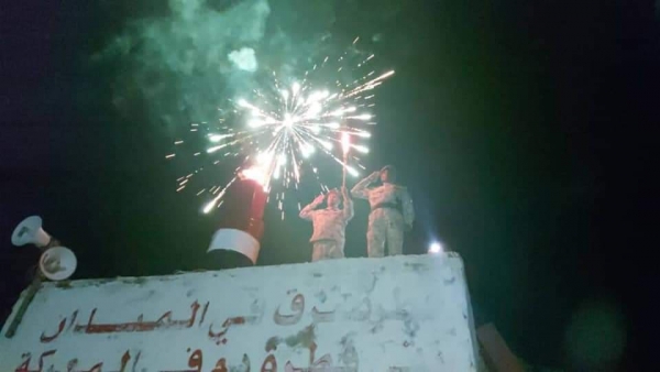 إيقاد شعلة ثورة 14 أكتوبر في مقر اللواء 115 بمحافظة أبين