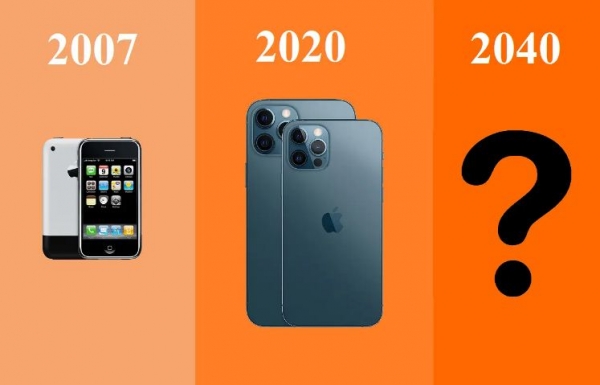 بالصور..كيف سيبدو شكل هواتف آيفون في عام 2040؟