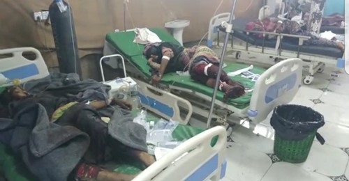 مقتل وإصابة 17 مدنيا بقصف حوثي جنوبي الحديدة