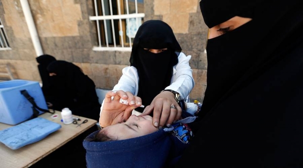 تدشين حملة التحصين ضد شلل الأطفال في أبين