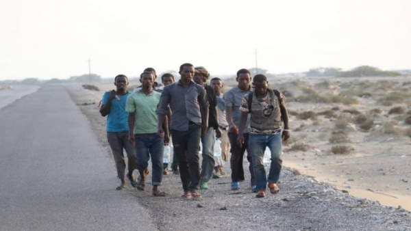 الهجرة الدولية: أكثر من 37 ألف من المهاجرين الأفارقة وصلوا إلى اليمن في 2020