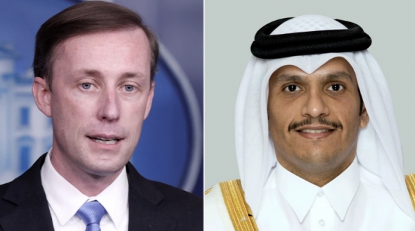 وزير خارجية قطر ومستشار الأمن القومي الأميركي يبحثان التعاون الثنائي والقضايا الإقليمية