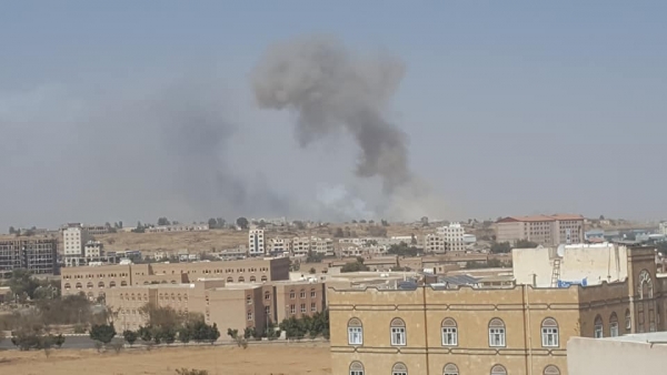 جماعة الحوثي: التحالف يشن سبع غارات جوية على صنعاء