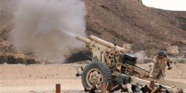 الجيش يقصف مواقع تمركز الحوثيين جنوبي مأرب