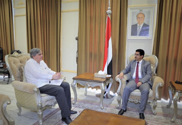 وكيل وزارة الخارجية يبحث مع سفير كوبا مستجدات الوضع في اليمن