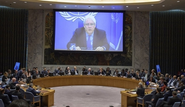غريفيث يقدم إحاطة إلى مجلس الأمن عن المستجدات في اليمن
