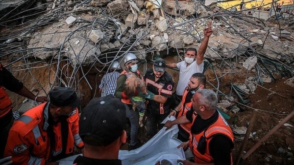 غزة .. 1076 شهيد وجريح خلال 5 أيام من العدوان الإسرائيلي