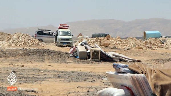نزوح أكثر من ألف أسرة عقب سيطرة الحوثيين على مناطقها في البيضاء