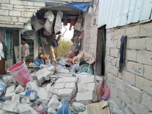 الضالع.. قصف مدفعي حوثي يستهدف منازل المواطنين في قعطبة