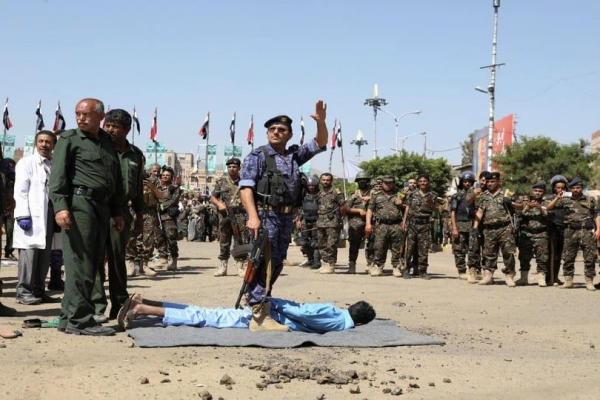 الأمم المتحدة تدين إعدام ⁧‫الحوثيين‬⁩ تسعة أشخاص دون توفير إجراءات المحاكمة القانونية