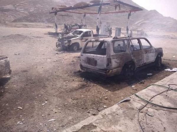 مقتل وإصابة 12 مدنياً بقصف صاروخي للحوثيين غربي شبوة
