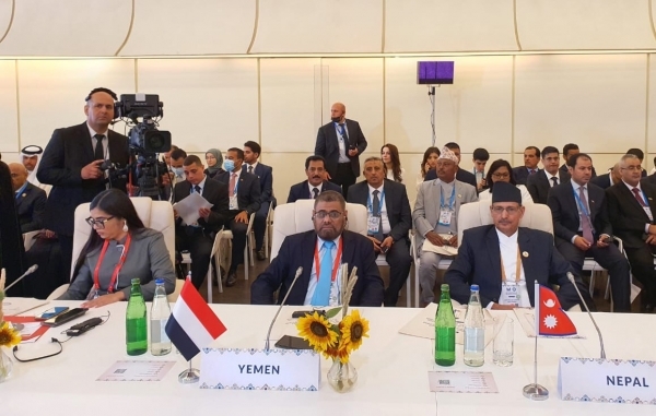 وفد برلماني يمني يشارك في الجلسة الافتتاحية لمؤتمر باكو للشبكة البرلمانية لحركة عدم الانحياز