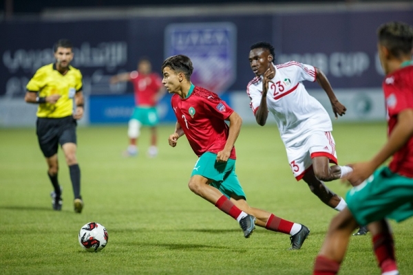 انتصار عريض للمغرب على السودان في كأس العرب للشباب