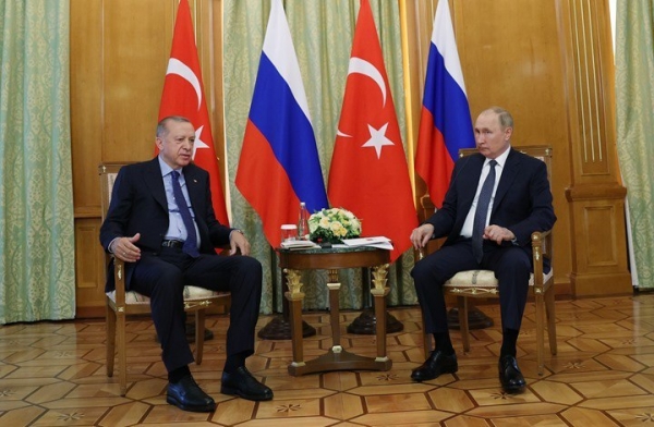 بوتين وأردوغان يناقشان قضايا إقليمية في مقدمتها أزمة سوريا