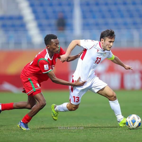 منتخب عمان يخسر أمام طاجيكستان بآسيوية الشباب