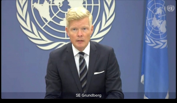 غروندبرغ من مجلس الأمن يدعو لرفع الحصار عن تعز وبدء عملية سياسية شاملة 