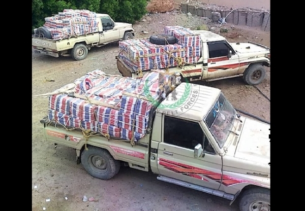 إحباط عملية تهريب محركات طائرات مسيرة في لحج كانت في طريقها إلى الحوثيين