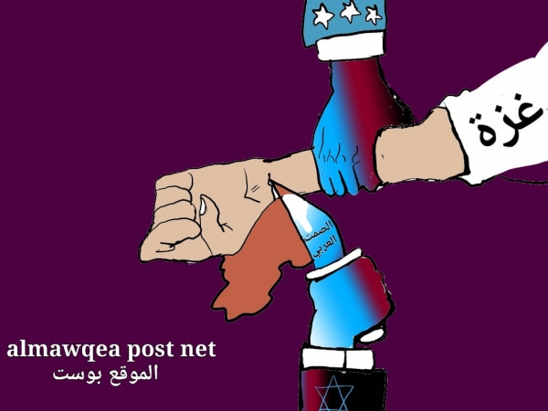 رسوم كاريكاتير تعبر عن القضية الفلسطينية وأحداث غزة