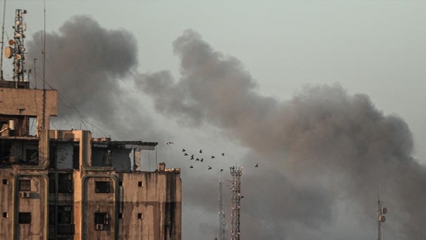 "صحة غزة": 15 شهيدافي قصف إسرائيلي لمدرسة بجباليا
