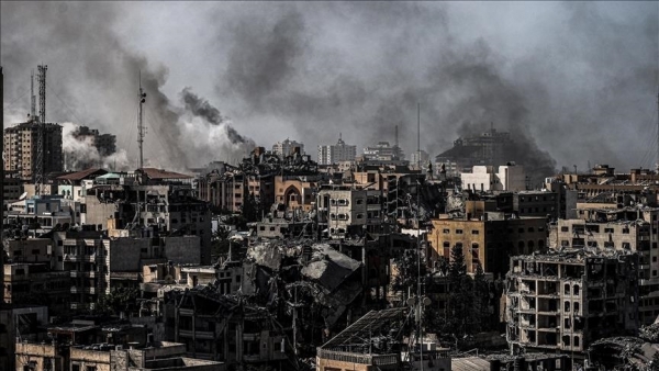 "حماس": نحمل الإدارة الأمريكية مسؤولية استهداف مجمع الشفاء بغزة