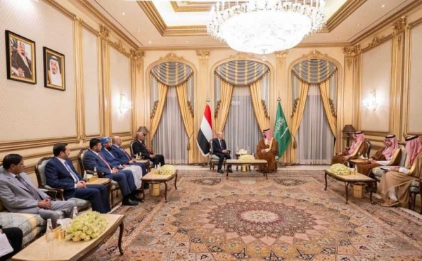المجلس الرئاسي يلتقي بن سلمان لمناقشة نتائج مفاوضات السعودية والحوثيين لإنهاء الحرب