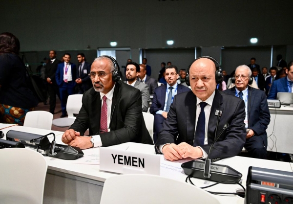 العليمي: اليمن الأقل مساهمة في انبعاثات تغير المناخ لكنه في صدارة الدول المتأثرة بتداعياته السلبية