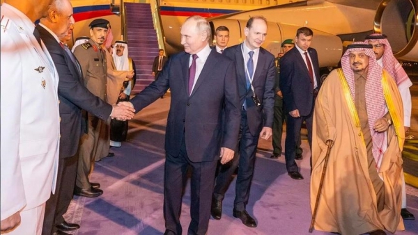 بوتين يصل الرياض قادما من أبو ظبي
