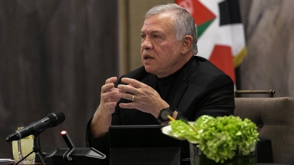 عاهل الأردن: القضية الفلسطينية لن تُحل على حساب المملكة