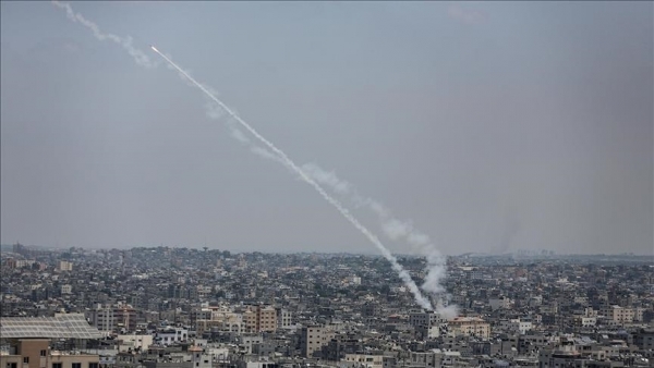 إسرائيل ترصد 20 قذيفة صاروخية أطلقت من خان يونس نحو 