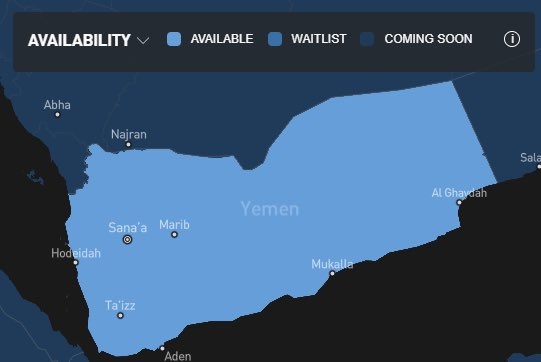 السفارة الأمريكية تهنئ اليمن كونه أول دولة في الشرق الأوسط تتمتع بإمكانية الانترنت الفضائي "ستارلينك"