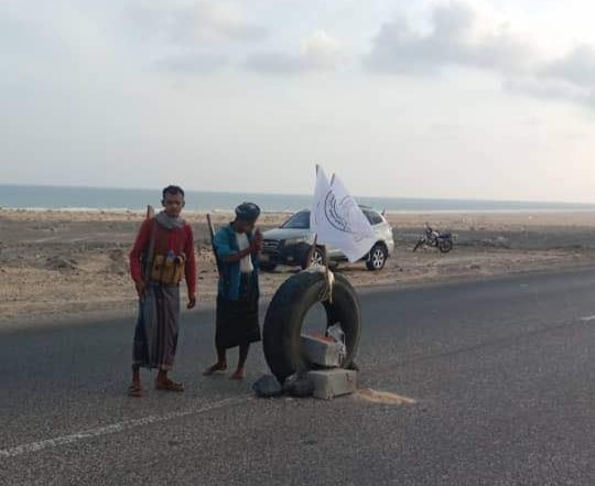 حلف قبائل حضرموت يستحدث نقطة جديدة في الخط الدولي بمديرية 