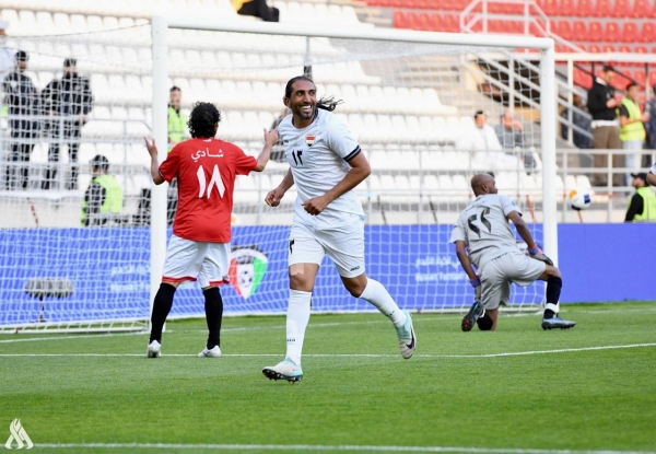 منتخب قدامى اللاعبين العراقي يتغلب على اليمن في افتتاح بطولة الخليج