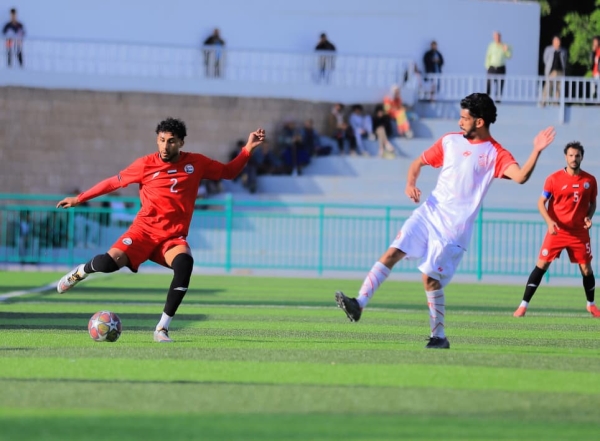 المنتخب الأولمبي يفوز على شعب صنعاء استعدادا لكأس الخليج