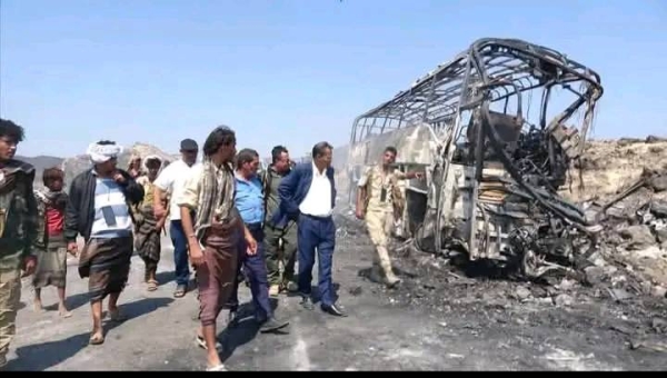 شاهد عيان يروي للموقع بوست تفاصيل حادثة أبين المرورية ومشهد ما قبل وقوعها