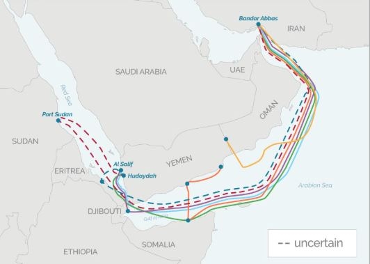 أمن البحر الأحمر من منظور أوروبي جزء لا يتجزأ من البحر المتوسط - معهد إيطالي يُحذّر من تنامي نفوذ الحوثيين في القرن الافريقي (ترجمة خاصة)