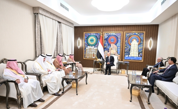 العليمي يلتقي أمين عام مجلس التعاون الخليجي ويؤكد: استقرار الخليج مرهون باليمن