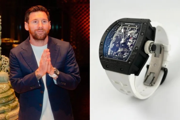 ملياردير هندي يُهدي ميسي ساعة قيمتها أكثر من مليون يورو