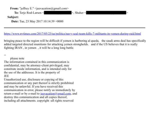 خيوط من الروابط اليمنية في أرشيف إبستين.. شبكة من السياسة والمال والغموض وشاهر عبدالحق يتصدر